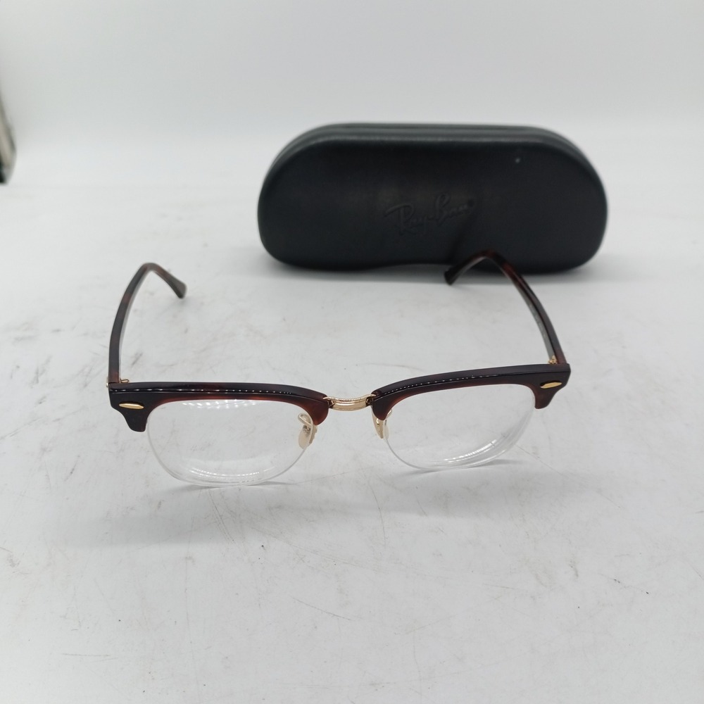 Ray-Ban RB5201 2372 Tortoise Gold Clubmaster Eyeglasses Frames Only C4